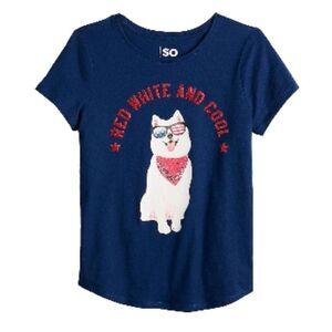 Girls' SO Favorite Core Graphic Tee Size M